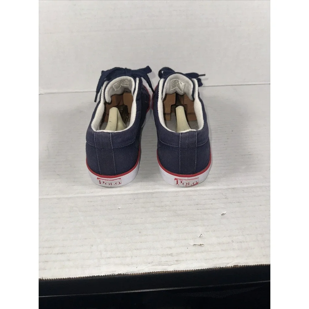 Polo‎ Ralph Lauren Men's Bolingbrook Shoe - Navy Red White Size 12 D
